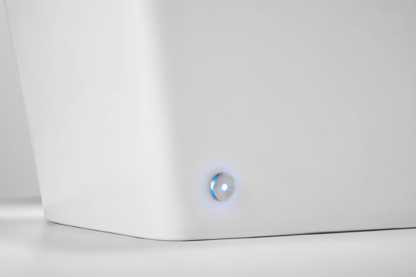 T2005W Smart Toilet Manual Open No Bidet  White Tankless Smart Toilet 1.28 GPF Resctangle Toilet - 12" (Seat Included)