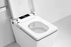 T2005W Smart Toilet Manual Open No Bidet  White Tankless Smart Toilet 1.28 GPF Resctangle Toilet - 12" (Seat Included)