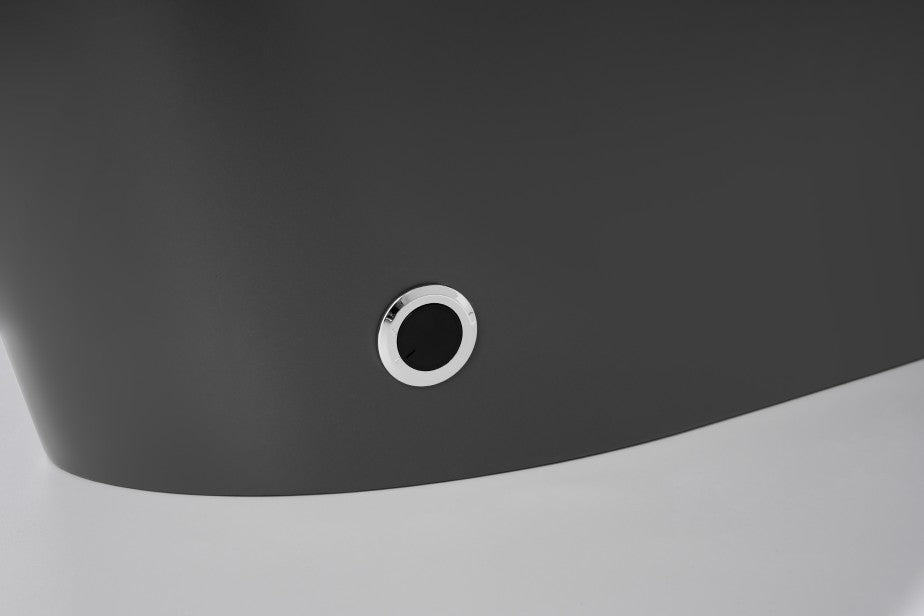 T305MG Smart Toilet Manual Open No Bidet Gray Tankless Smart Toilet 1.28 GPF Elongated Toilet - 12" (Seat Included)