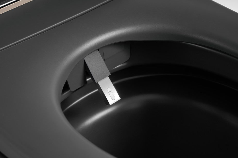 T305MG Smart Toilet Manual Open No Bidet Gray Tankless Smart Toilet 1.28 GPF Elongated Toilet - 12" (Seat Included)