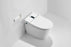 T305W Smart Toilet White Tankless 1.28 GPF Elongated Toilet - 12" (Seat Included)