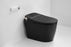 T405MB Smart Toilet Manual Open No Bidet Black Tankless Smart Toilet 1.28 GPF Elongated Toilet - 12" (Seat Included)