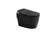 T405MB Smart Toilet Manual Open No Bidet Black Tankless Smart Toilet 1.28 GPF Elongated Toilet - 12" (Seat Included)