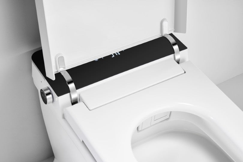T505 Smart Toilet White Tankless 1.28 GPF Rectangle Toilet - 12" (Seat Included)