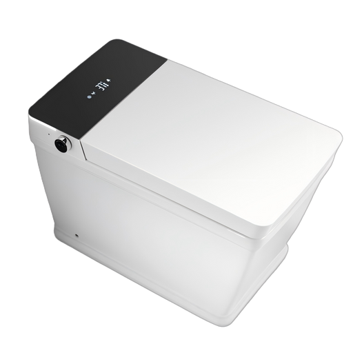 Iflush Smart Toilet Auto Open White Ceramic Toilet - White 15