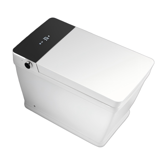 T505 Smart Toilet White Tankless 1.28 GPF Rectangle Toilet - 12" (Seat Included)