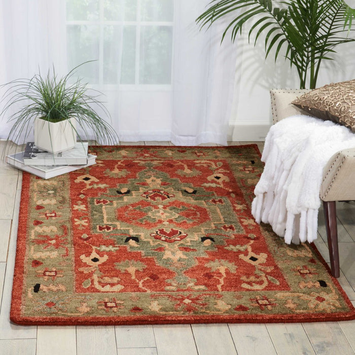 Tahoe Area Rugs Rust Wool 
