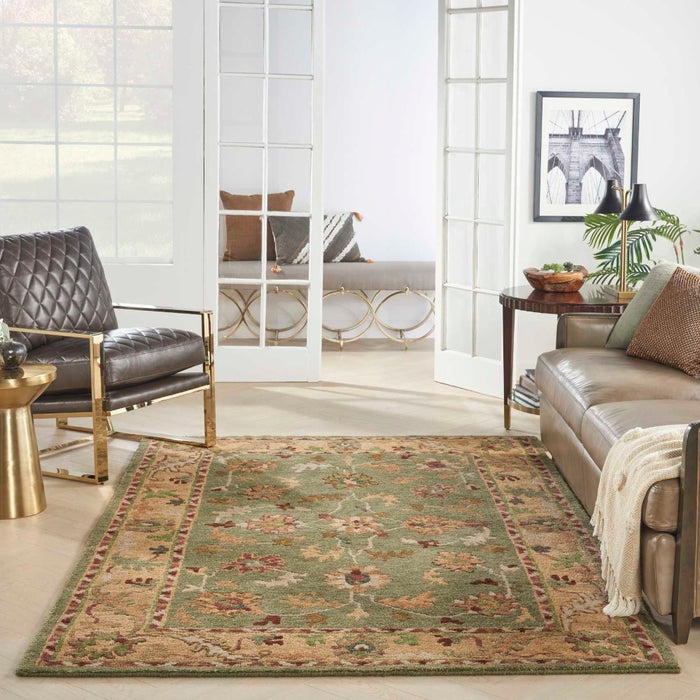 Tahoe Area Rugs Wool GRE Green