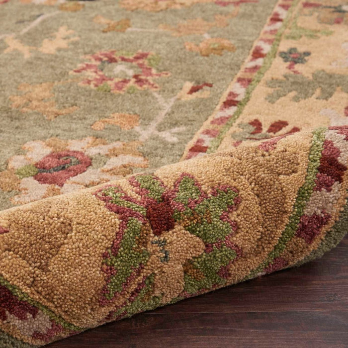 Tahoe Area Rugs Green Wool GRE