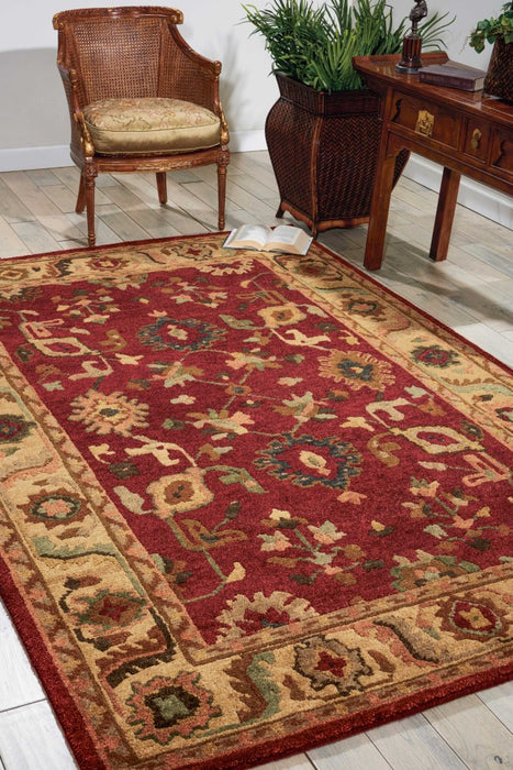 Tahoe Area Rugs Wool  Red