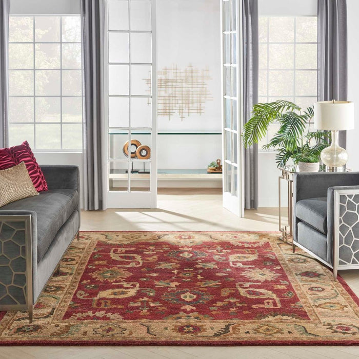 Tahoe Area Rugs Red  Wool