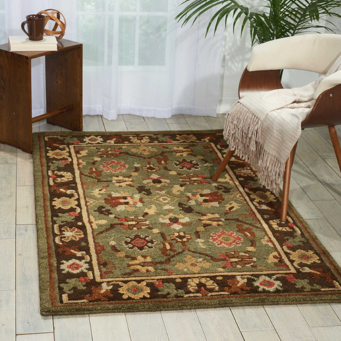 Tahoe Area Rugs Green GRE Wool