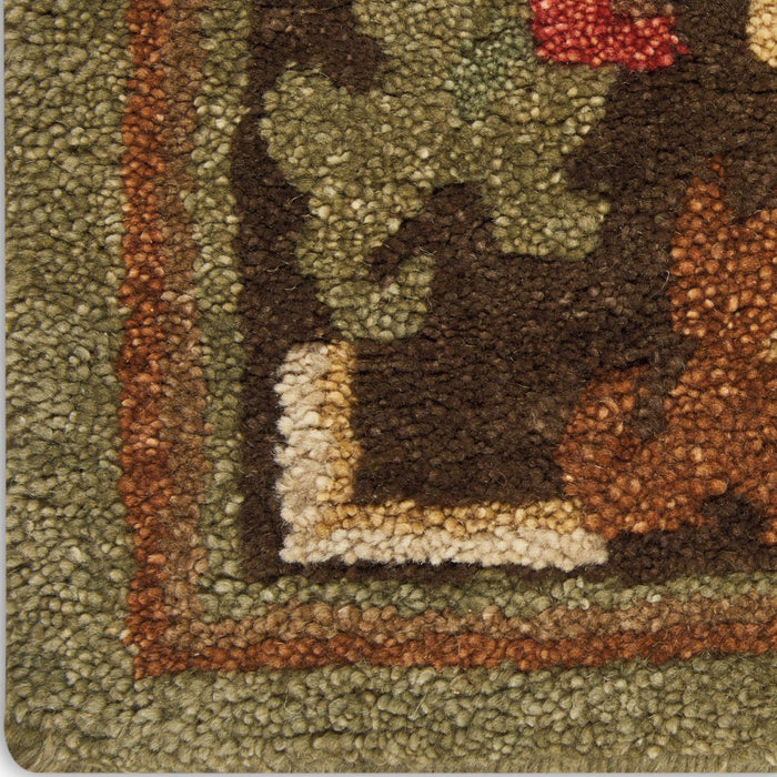 Tahoe Area Rugs Wool Green GRE