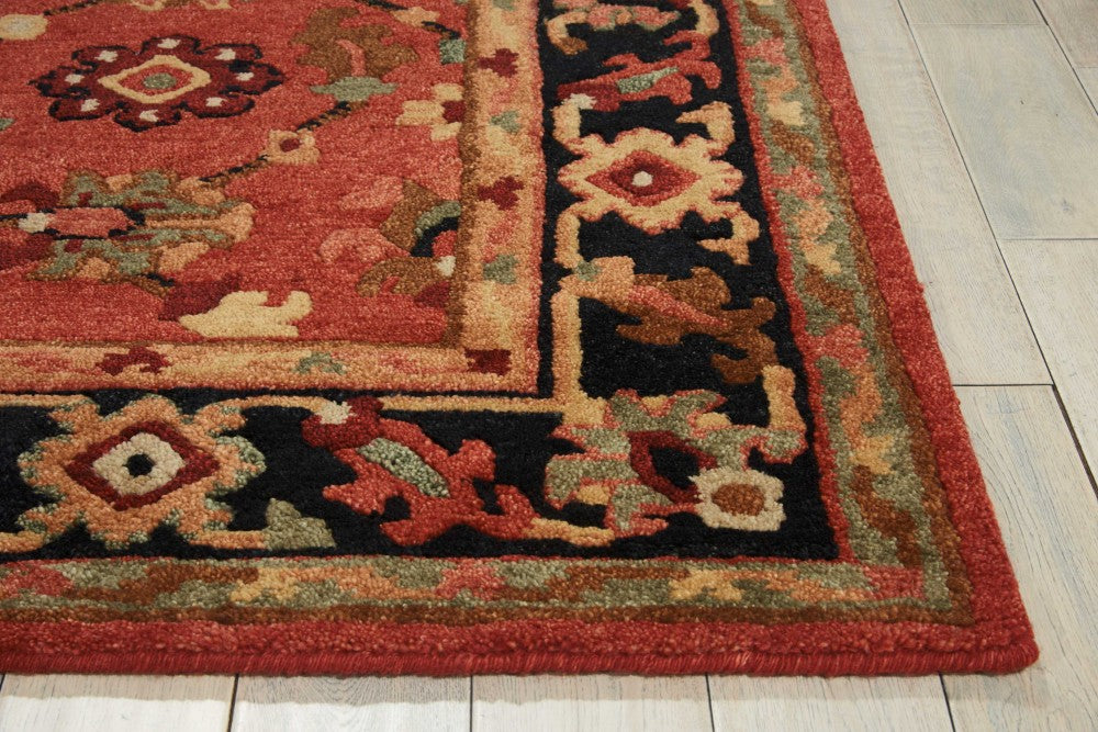 Tahoe Area Rugs Wool  Rust