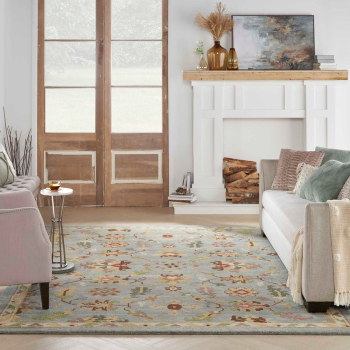 Tahoe Area Rugs Wool  Seaglass