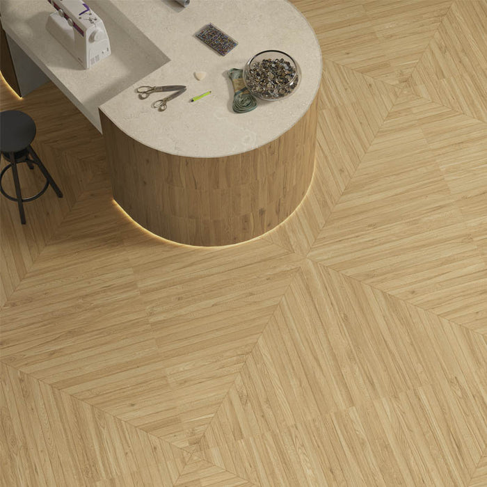 Taiga Porcelain Pure Tangram Tile Matte 4