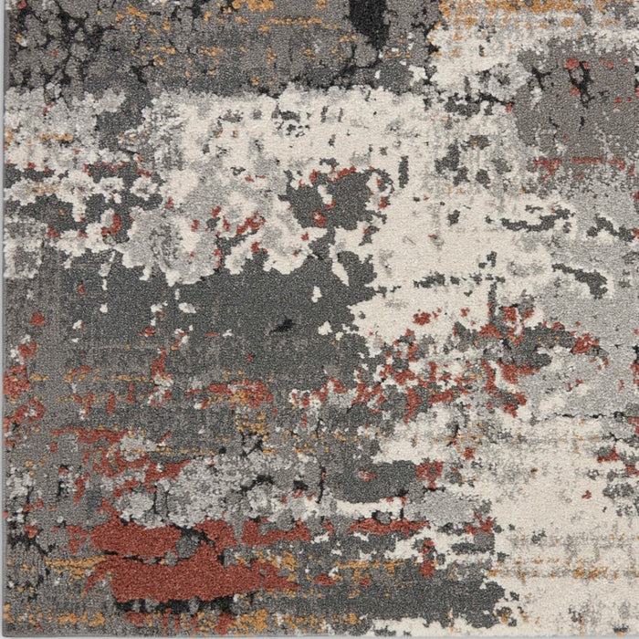 Tangra Grey Multicolor Polyester GRYMT
