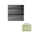 Aged Fern Raised Circles Rubber Stair Tread with Riser 1