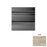 Buff Raised Circles Rubber Stair Tread with Riser 1