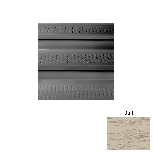 Buff Raised Circles Rubber Stair Tread with Riser 1