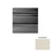 Parchment Raised Circles Rubber Stair Tread with Riser 1