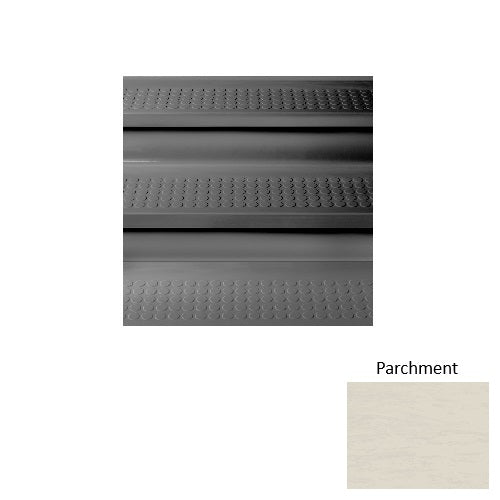 Parchment Raised Circles Rubber Stair Tread with Riser 1