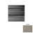 Pewter Raised Circles Rubber Stair Tread with Riser 1