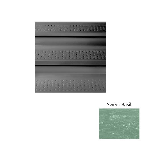 Sweet Basil Raised Circles Rubber Stair Tread with Riser 1