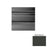 Black Brown Raised Circles Rubber Stair Tread with Riser 1