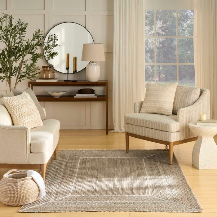 Terrazzo Jute Natural Grey  TRJ01