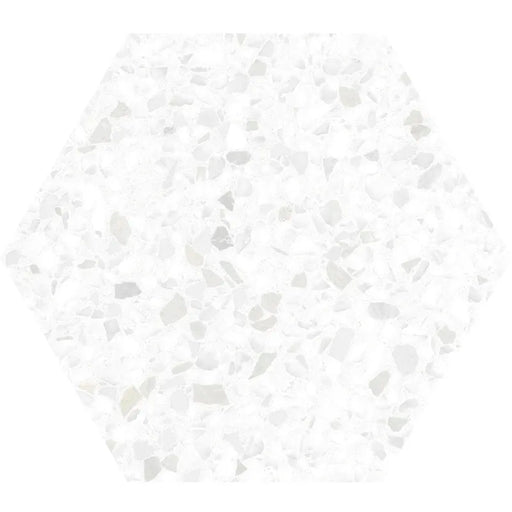 Terra Porcelain White Speckled Tile Matte 1