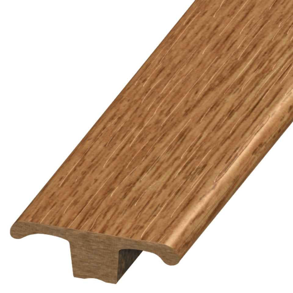 Versatrim Color Vinyl Traditional Oak Moisture Proof T Molding Aluminum Oxide 1
