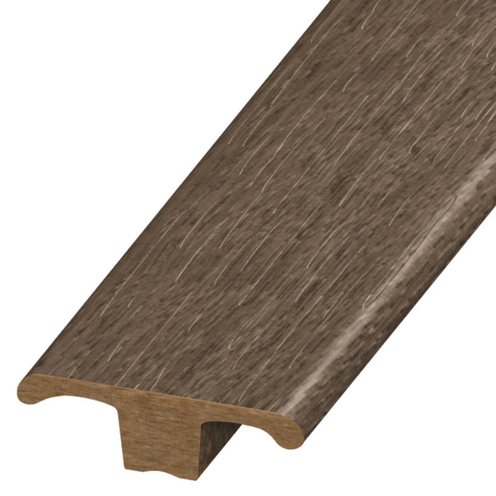 Standard Color Vinyl Smoky Oak Moisture Proof T Molding Aluminum Oxide 1