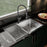 Stainless Steel Stainless Steel Kitchen Sink Satin Brushed 4