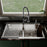 Stainless Steel Stainless Steel Kitchen Sink Satin Brushed 5