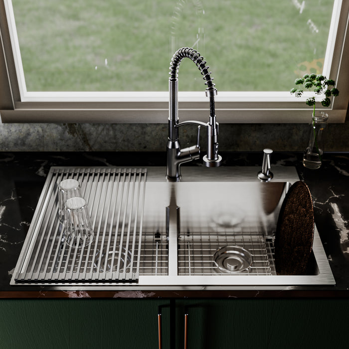 Stainless Steel Stainless Steel Kitchen Sink Satin Brushed 5