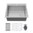 Stainless Steel Stainless Steel Kitchen Sink Satin Brushed 1