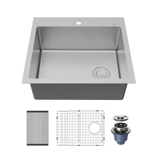 Stainless Steel Stainless Steel Kitchen Sink Satin Brushed 1