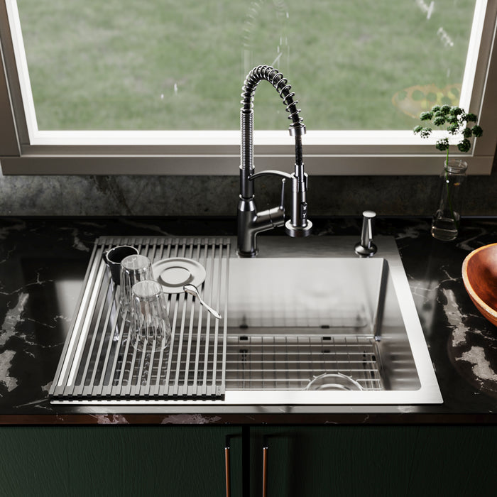 Stainless Steel Stainless Steel Kitchen Sink Satin Brushed 5