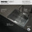 Stainless Steel Stainless Steel Kitchen Sink Satin Brushed 6
