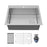 Stainless Steel Stainless Steel Kitchen Sink Satin Brushed 1