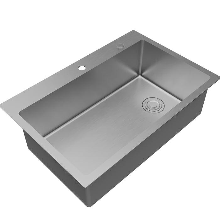 Stainless Steel Stainless Steel Kitchen Sink Satin Brushed 2
