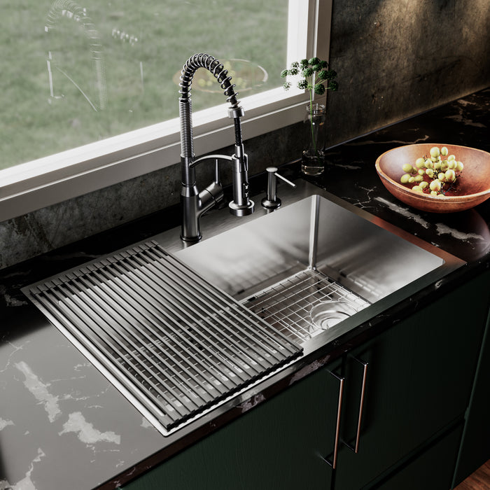 Stainless Steel Stainless Steel Kitchen Sink Satin Brushed 4