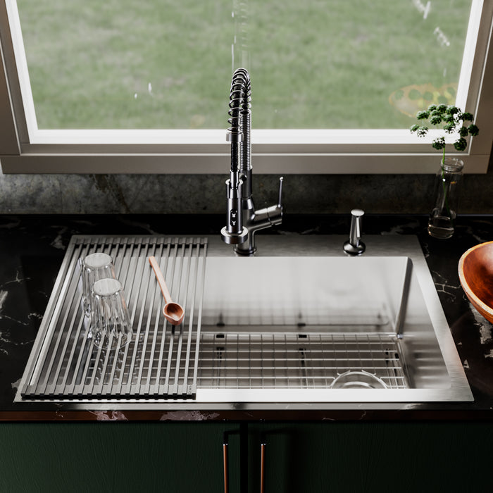 Stainless Steel Stainless Steel Kitchen Sink Satin Brushed 5