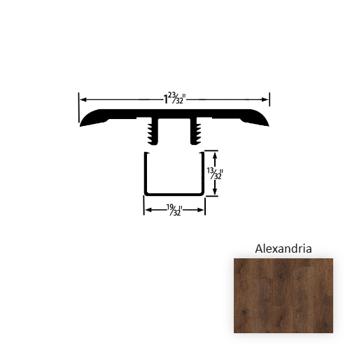 Restore Wood Alexandria T Molding Embossed 1