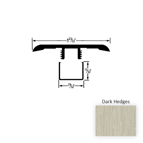 Wood Tech Wood Dark Hedges T Molding Embossed 1