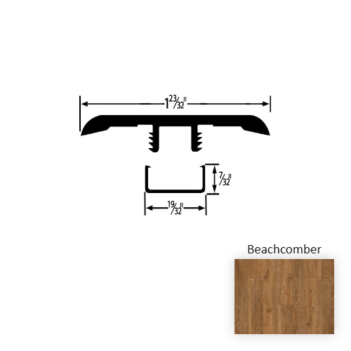New Standard II Vinyl Beachcomber T Molding Embossed 1