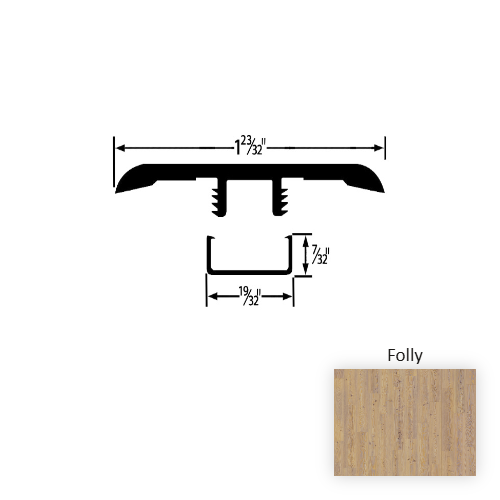 American Standard Vinyl Folly T Molding Embossed 1