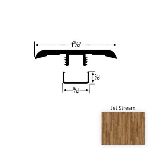 Antiquity Vinyl Jet Stream T Molding Embossed 1
