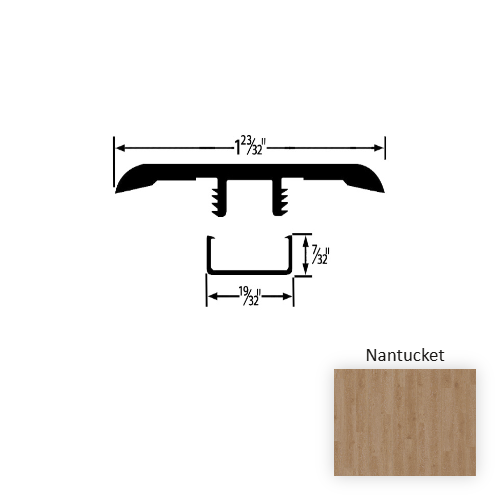 Nurture Vinyl Nantucket T Molding Embossed 1